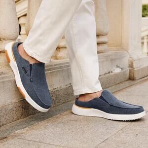 OrthoComfoot Men's Slip-On Loafers Walking Shoes with Arch Support EU 44 / US 11